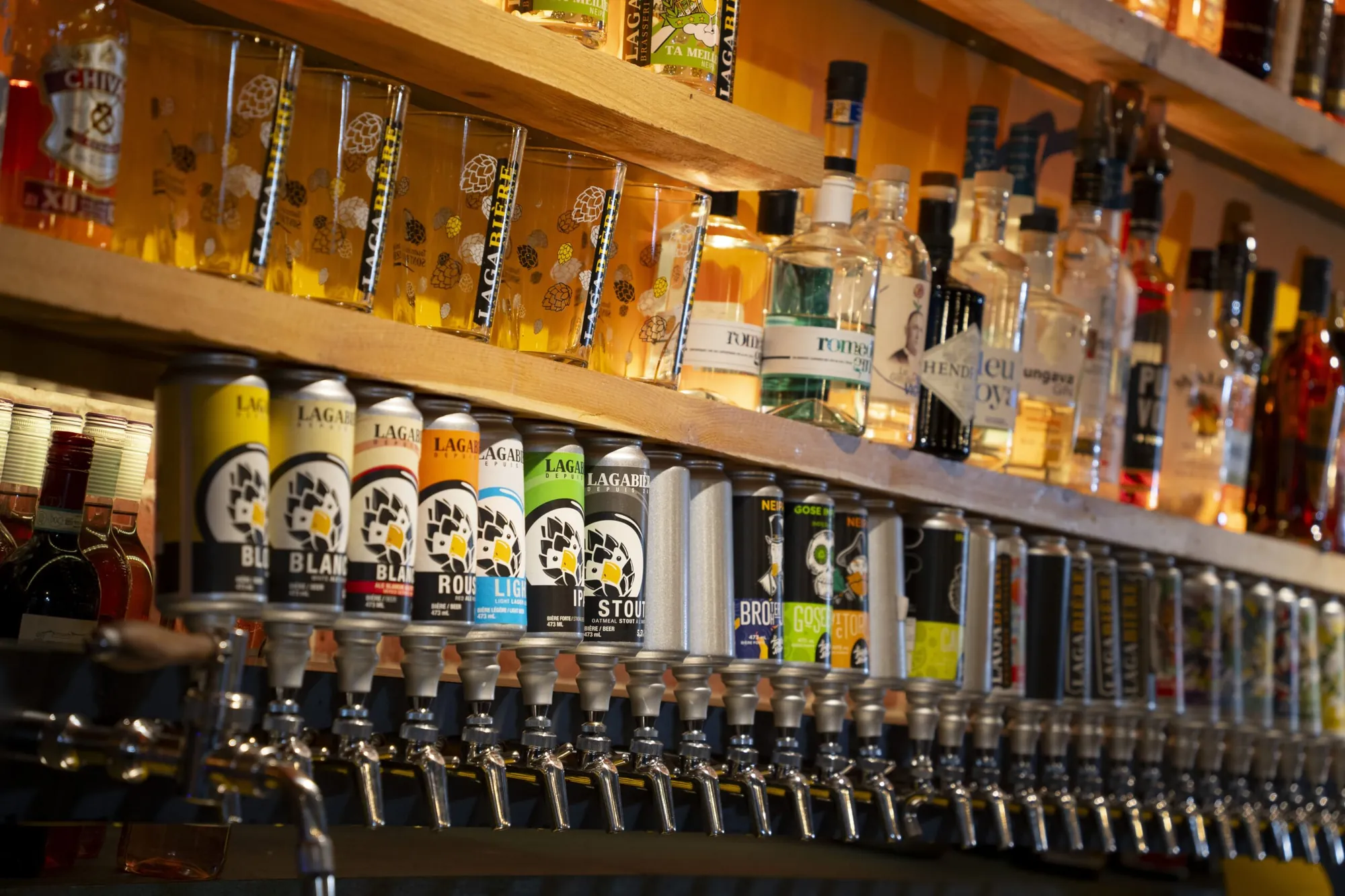 Le bar de la Buvette Laganière