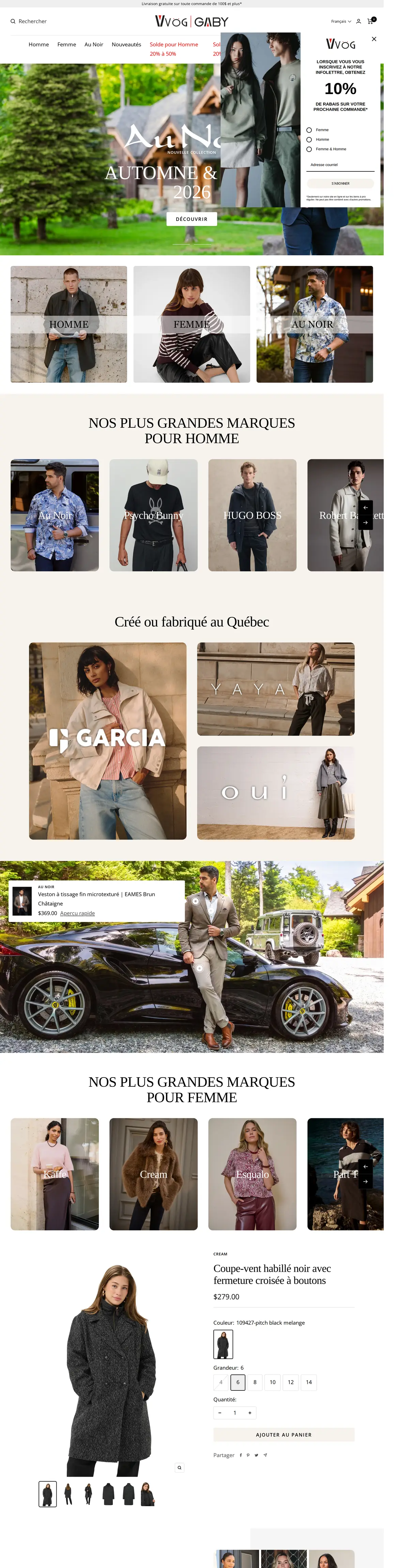 Boutique en ligne de Vvög