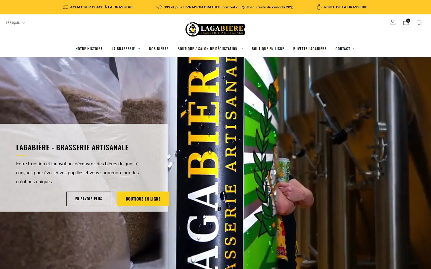 Lagabière — aperçu du site web