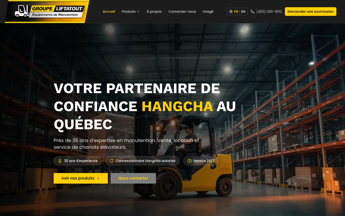 Groupe Lift Atout — aperçu du site web