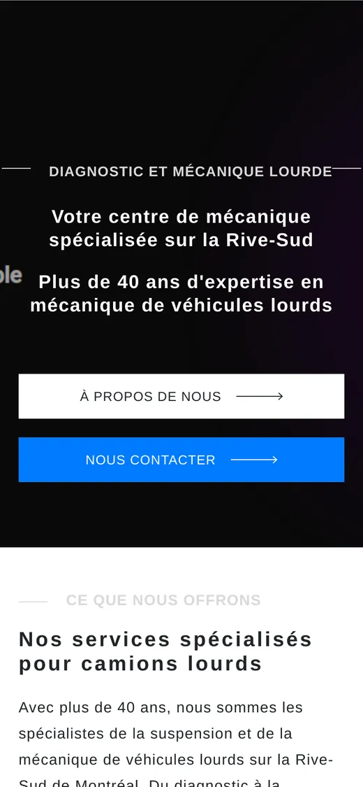 Soudure Suspension St-Bruno — aperçu mobile du site