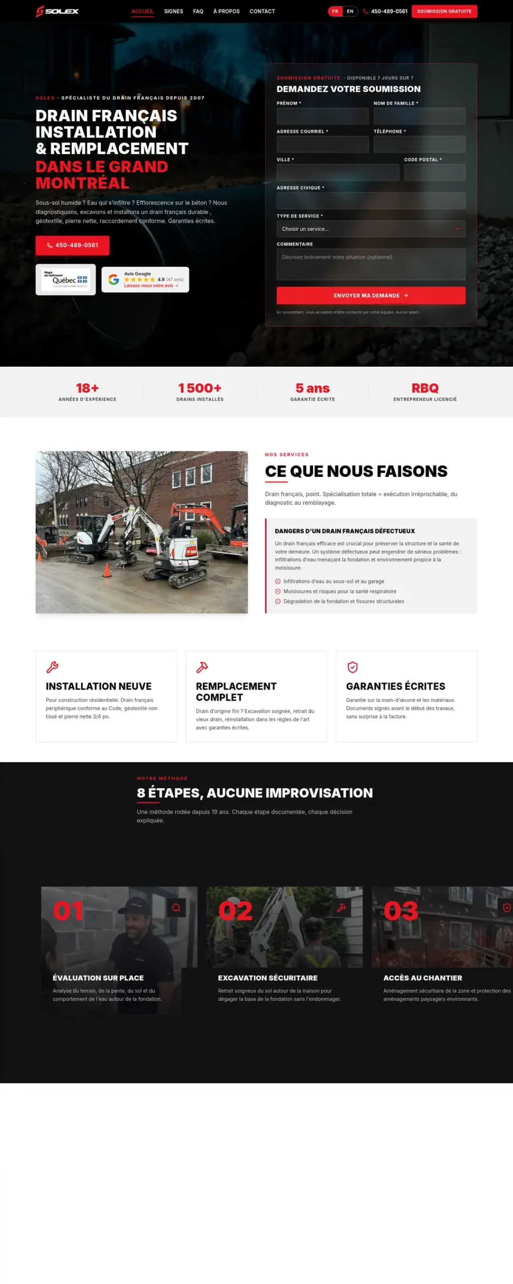 Solex Expert — aperçu du site web