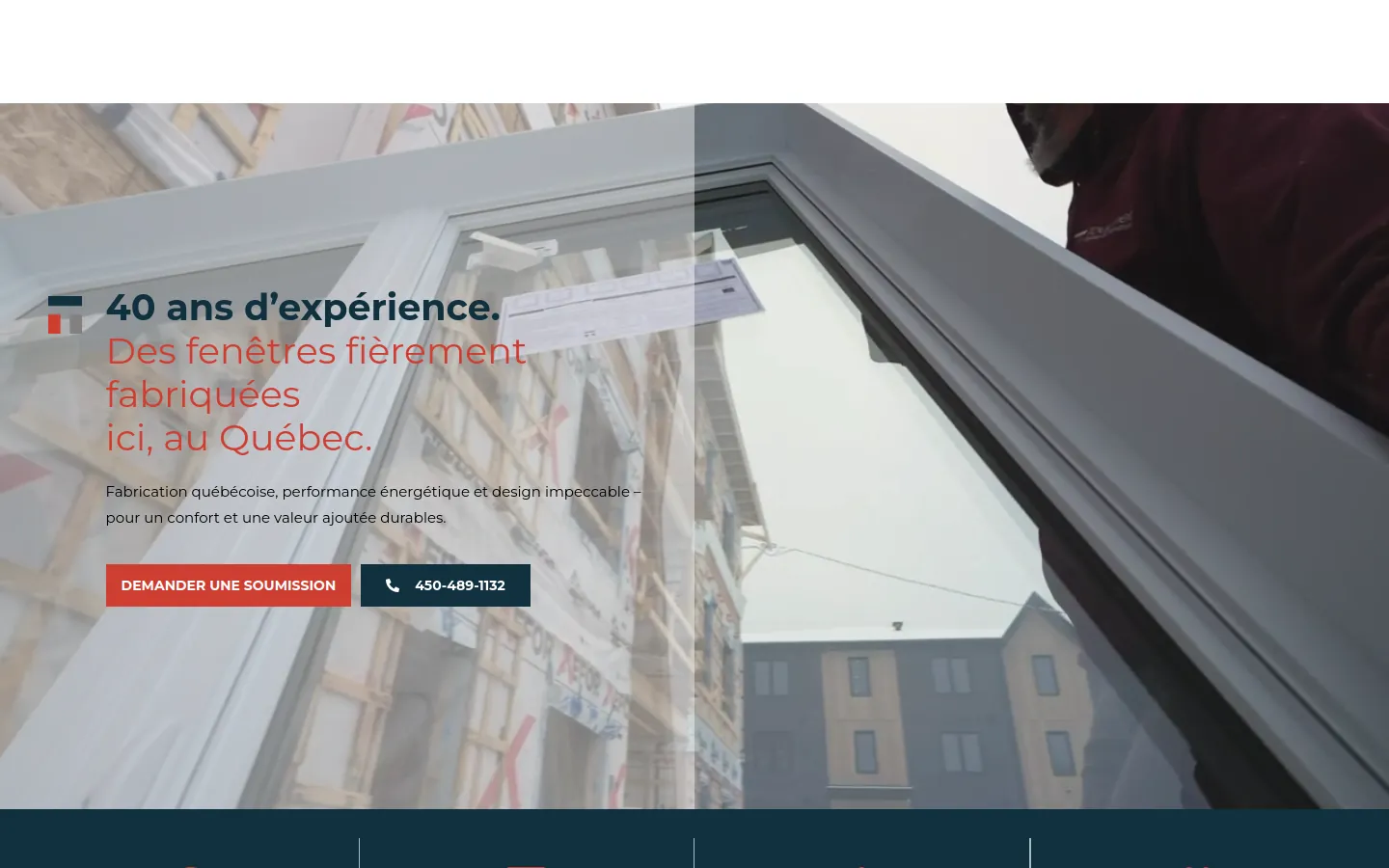 Touchette Portes et Fenêtres — aperçu du site web