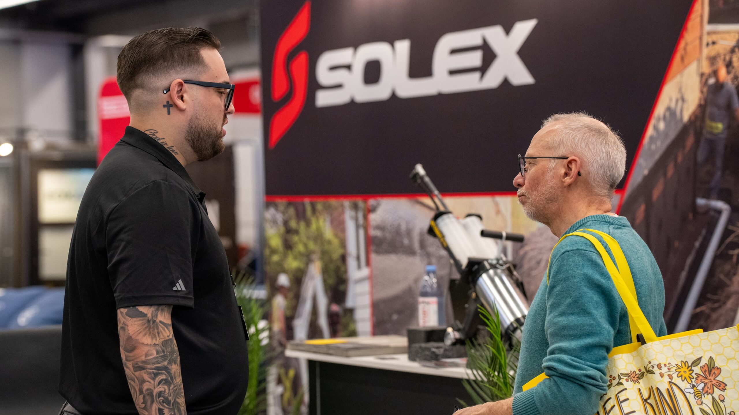 L’équipe Solex au Salon de l’habitation