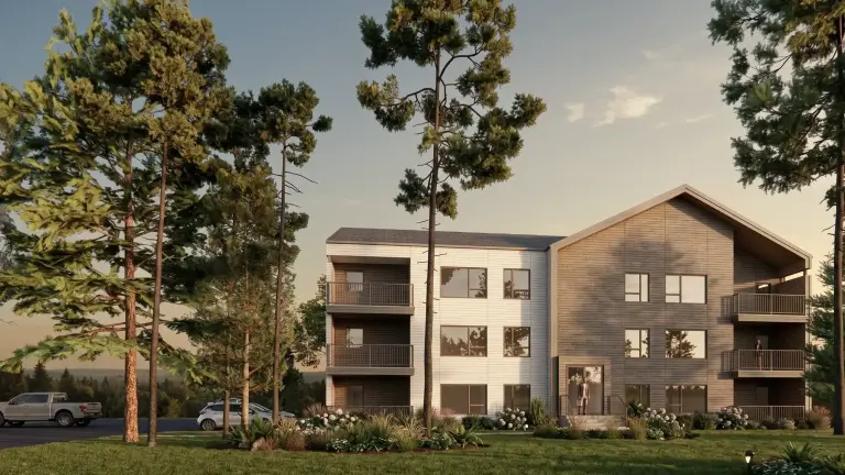 Le Bétulas, immeuble de 12 logements locatifs neufs à Sainte-Agathe-des-Monts